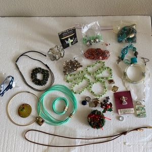 Jewelry Beads Bracelets Necklaces Lot